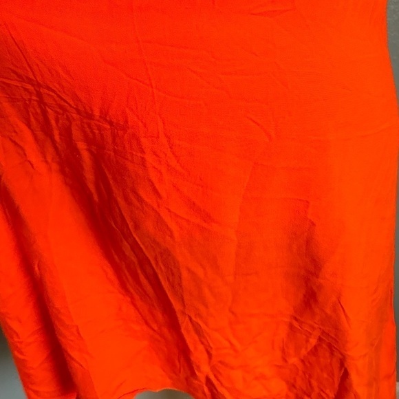 New York & Company Orange Halter Midi Dress Size M - Picture 17 of 17
